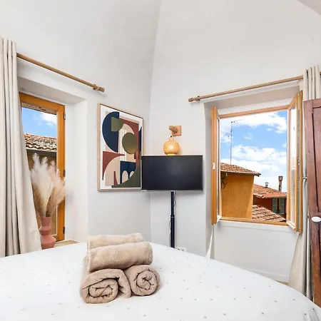 Vieux Chateau Ii - Agreable 2 Pieces - Vue - Vieille Apartmán Menton